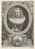 Porträt von Philipp Jacob Stromer (Stich von Jakob von Sandrat)